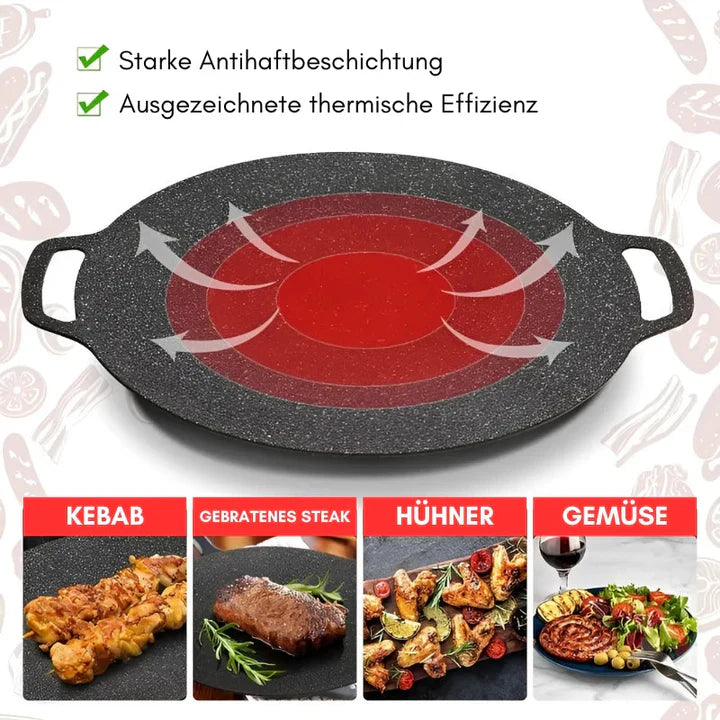 50% Rabatt | MultiCook™ | Langlebige Antihaft-Grillpfanne