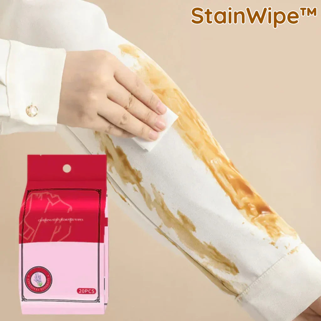 50% Rabatt | StainWipe™ | Effektive und praktische Fleckenentfernungstücher