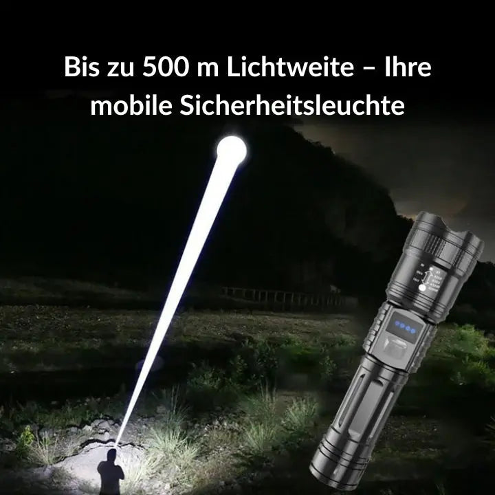 SurvivalLight™ | Ultrahelle LED-Taschenlampe – Extrem hell, robust & zuverlässig