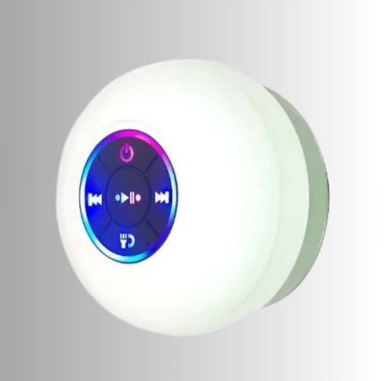 50% RABATT | StickBeat™ | Tragbarer LED-Bluetooth-Lautsprecher – Wasserfester Duschlautsprecher mit Freisprechfunktion & FM-Radio