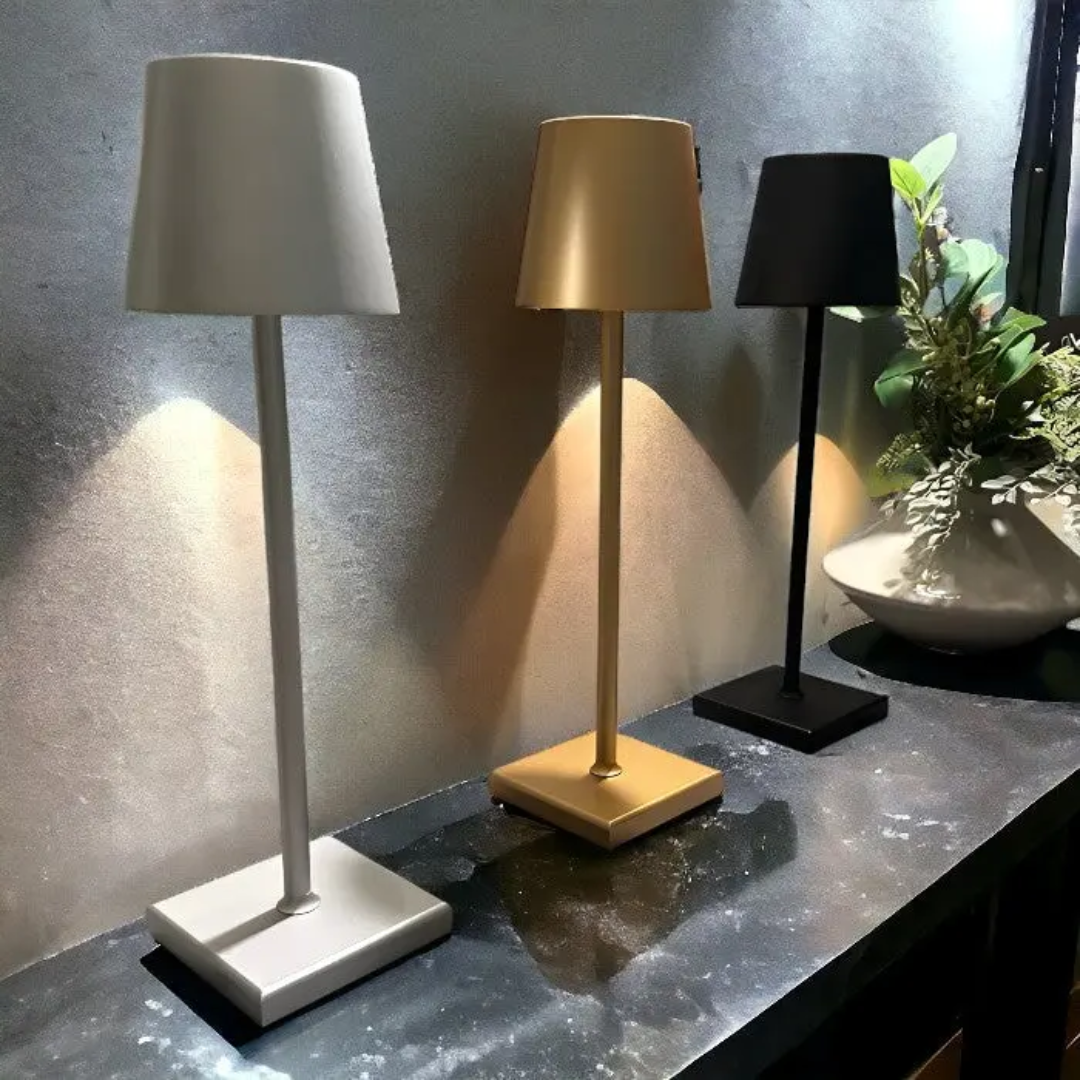 LumiGlow | LED Tischlampe | Wiederaufladbar & Multifunktional | Modernes Design