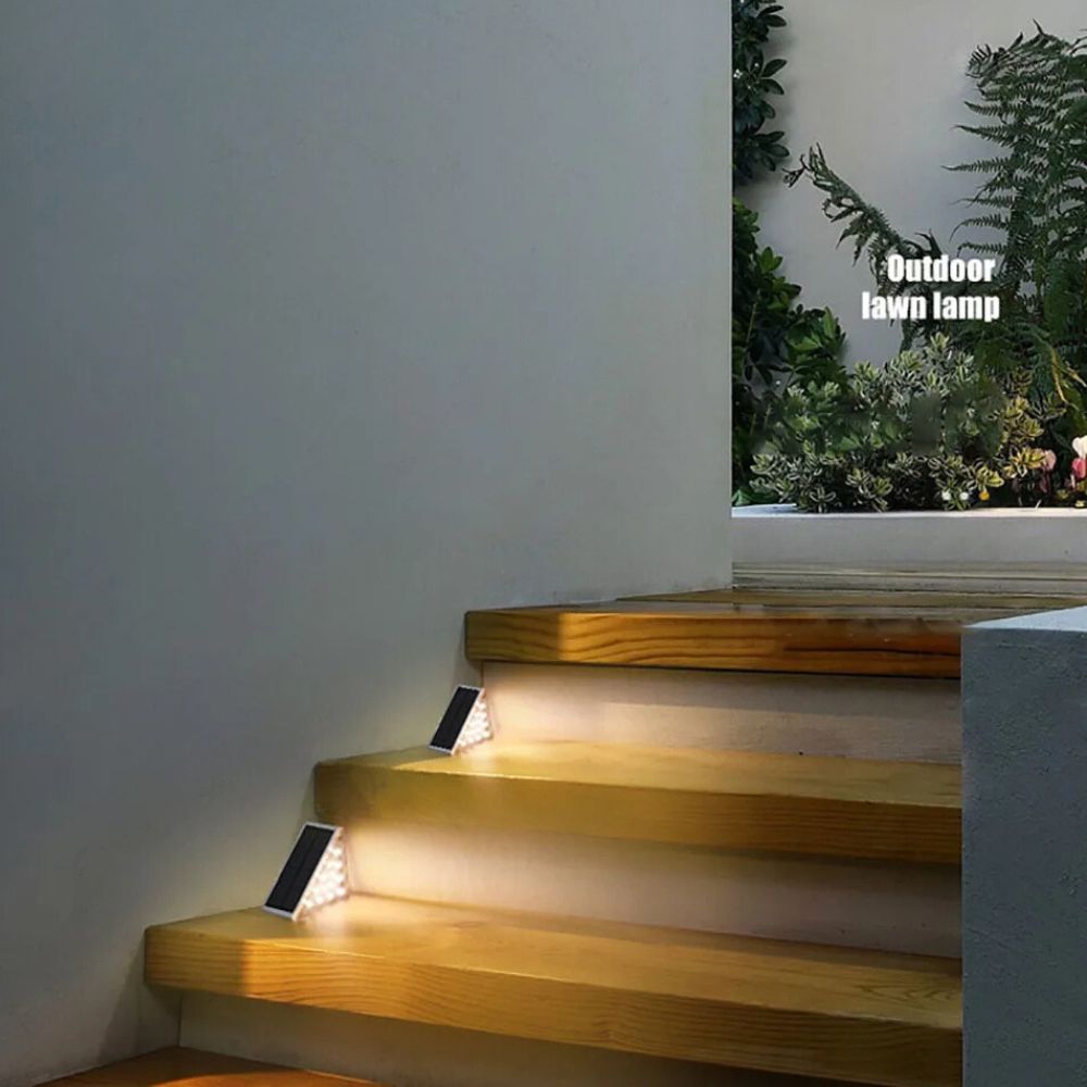 1+1 Gratis | GlowSteps™ | Erhellt eure Nächte mit stilvollen Treppenlichtern für den Außenbereich