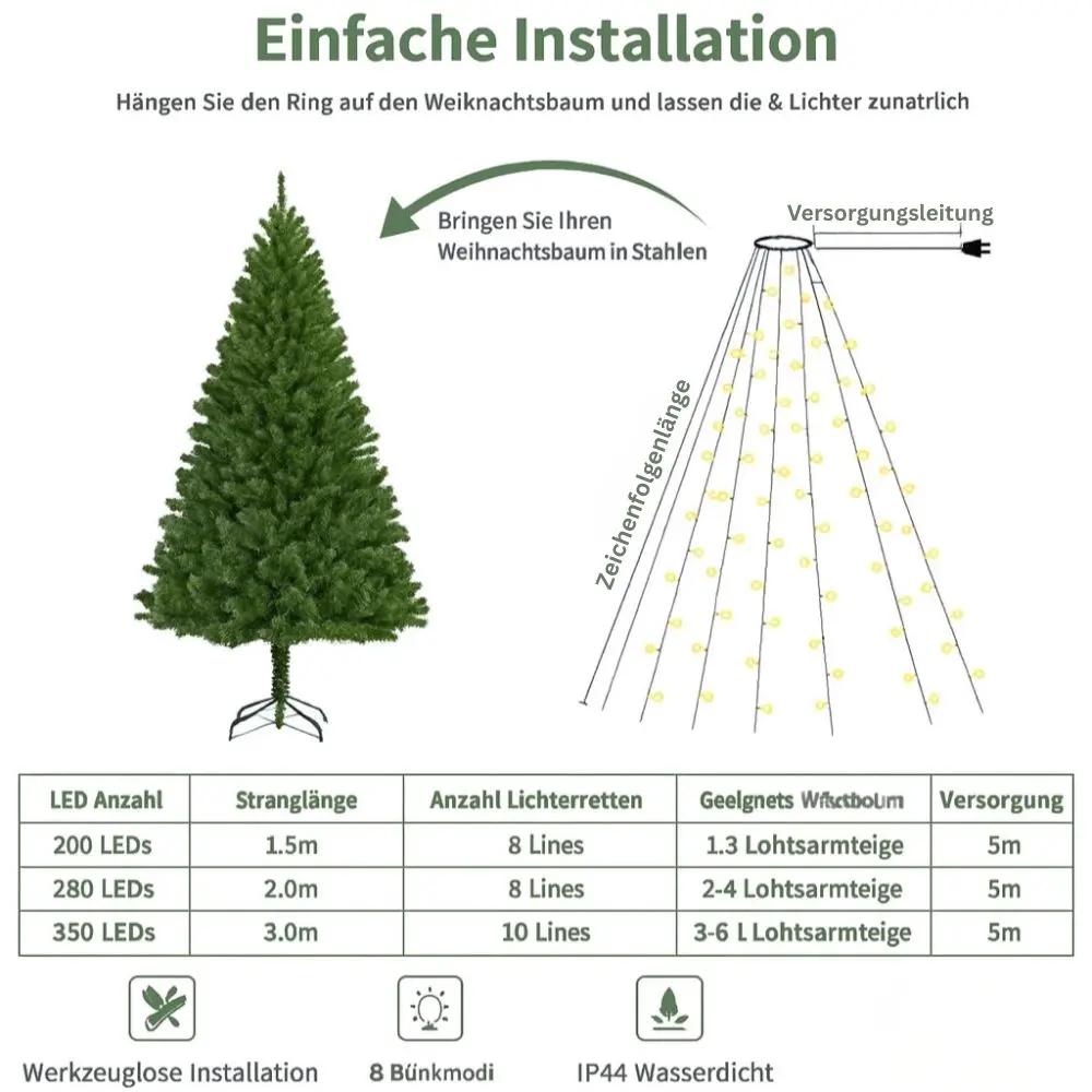50% Rabatt | LedDeko™ | Blitzschneller Weihnachtsbaum für festliche, gemütliche Stimmung