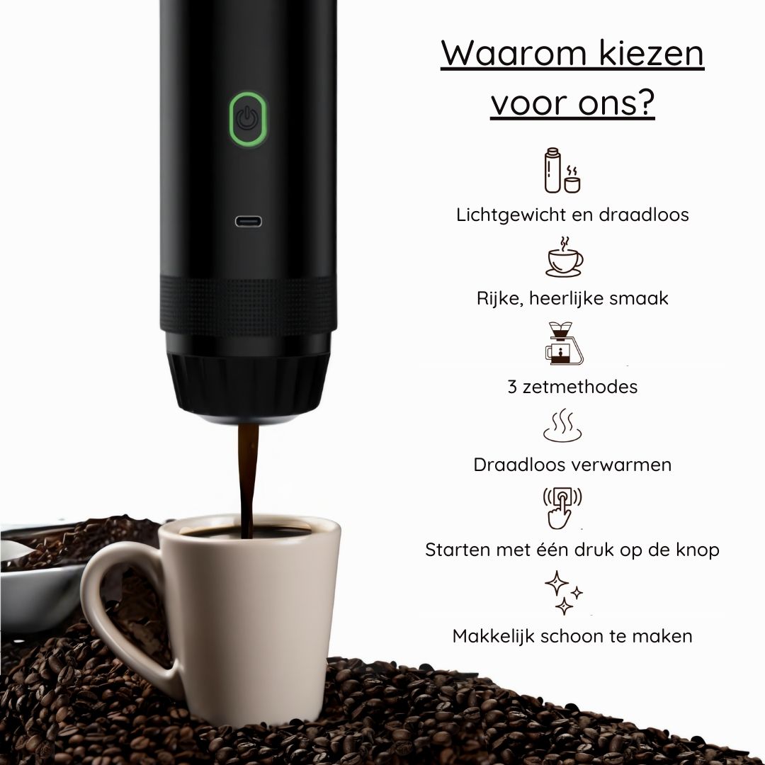 Espresso2Go™ | Kabellose Espressomaschine