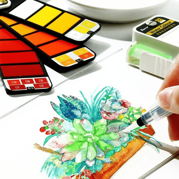 50% Rabatt | AquaFold™ | Tragbare Aquarellpalette