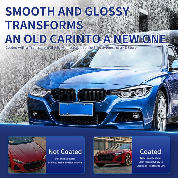 1+1 Gratis | Glosso™ | Hochwertiges Schnellbeschichtungsspray für Autos