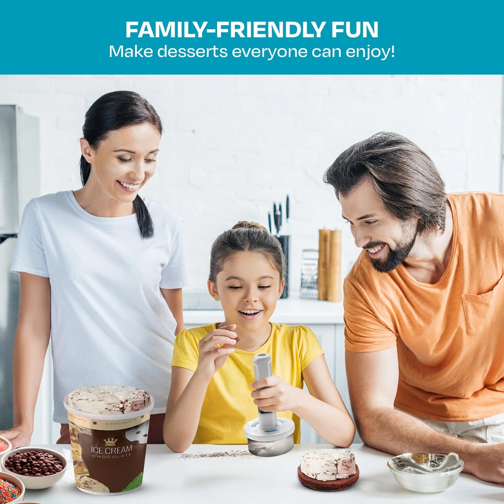 HappyScoop™ | Eiscreme-Sandwich-Portionierer – Ideal für kreative Sommer-Desserts