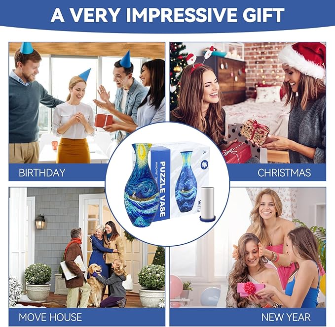 Blossomia™ | 3D Blumige Puzzle-Vasen-Dekoration