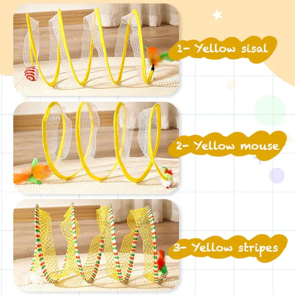 PlayTime™ | Interaktiver Katzentunnel zum spielerischen Jagen und Trainieren