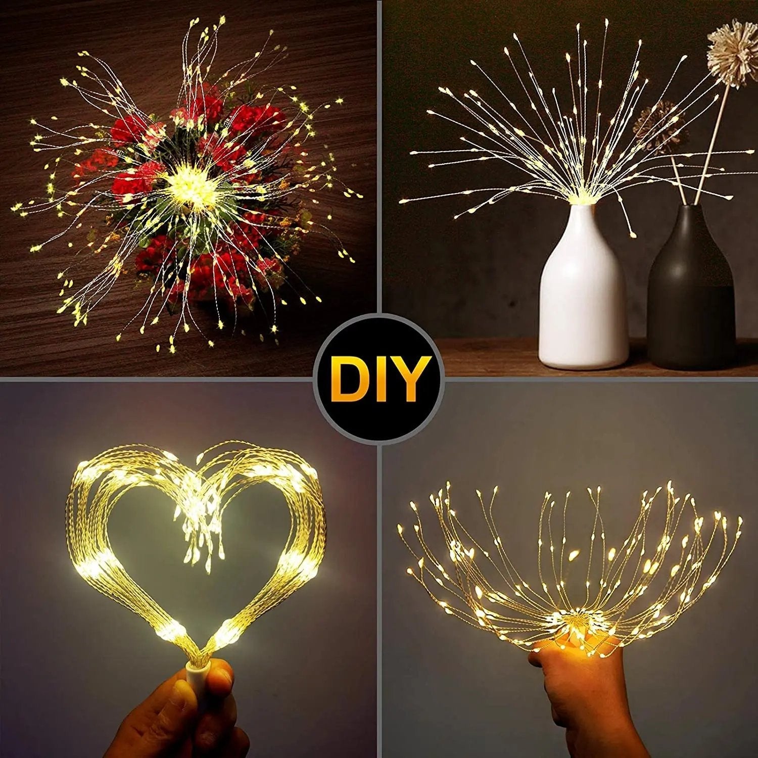 LumaBurst™ | Entfache magische Erinnerungen mit atemberaubendem Sternfunkeln (120 Lichter)