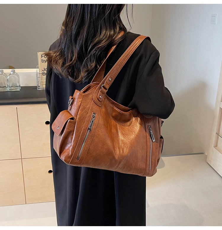LuxeCarry™ | Leder-Tragetasche