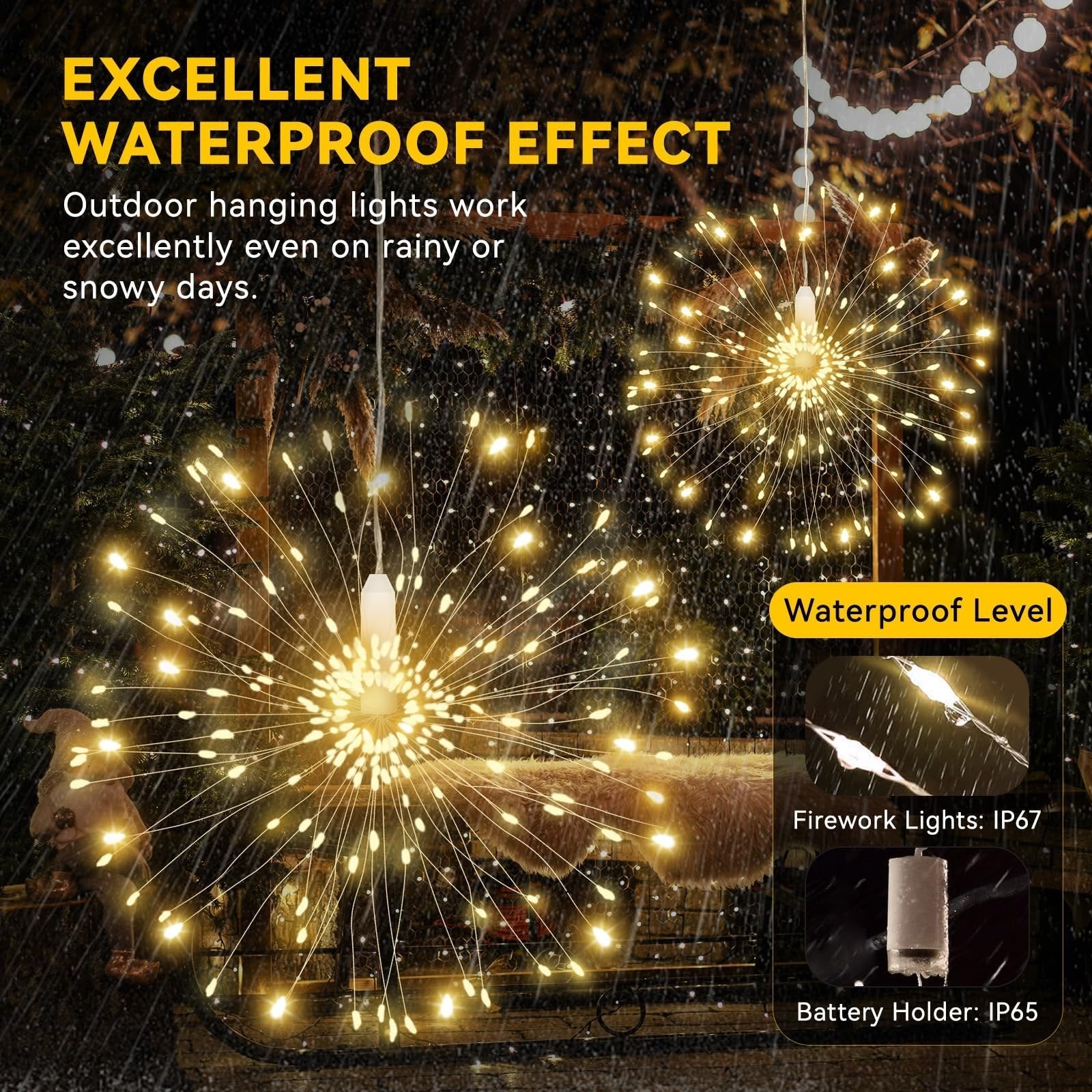 LumaBurst™ | Entfache magische Erinnerungen mit atemberaubendem Sternfunkeln (120 Lichter)