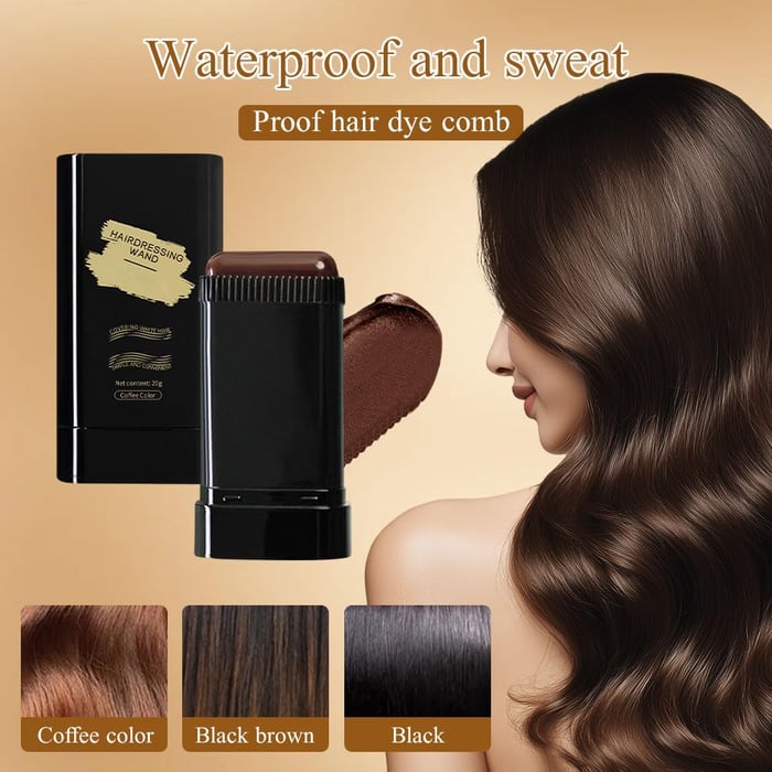 GlowFix™ | Nie Wieder Graue Haare Verraten — Verwandelt deinen Look in Sekunden für unschlagbare Jugendkraft (2 Stück)