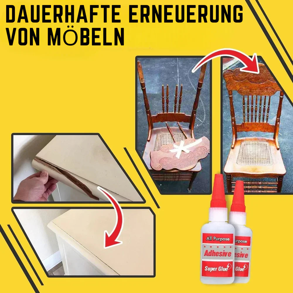 1+1 Gratis | Bondix™ | Vielseitiger Sekundenkleber für schnelle und starke Reparaturen