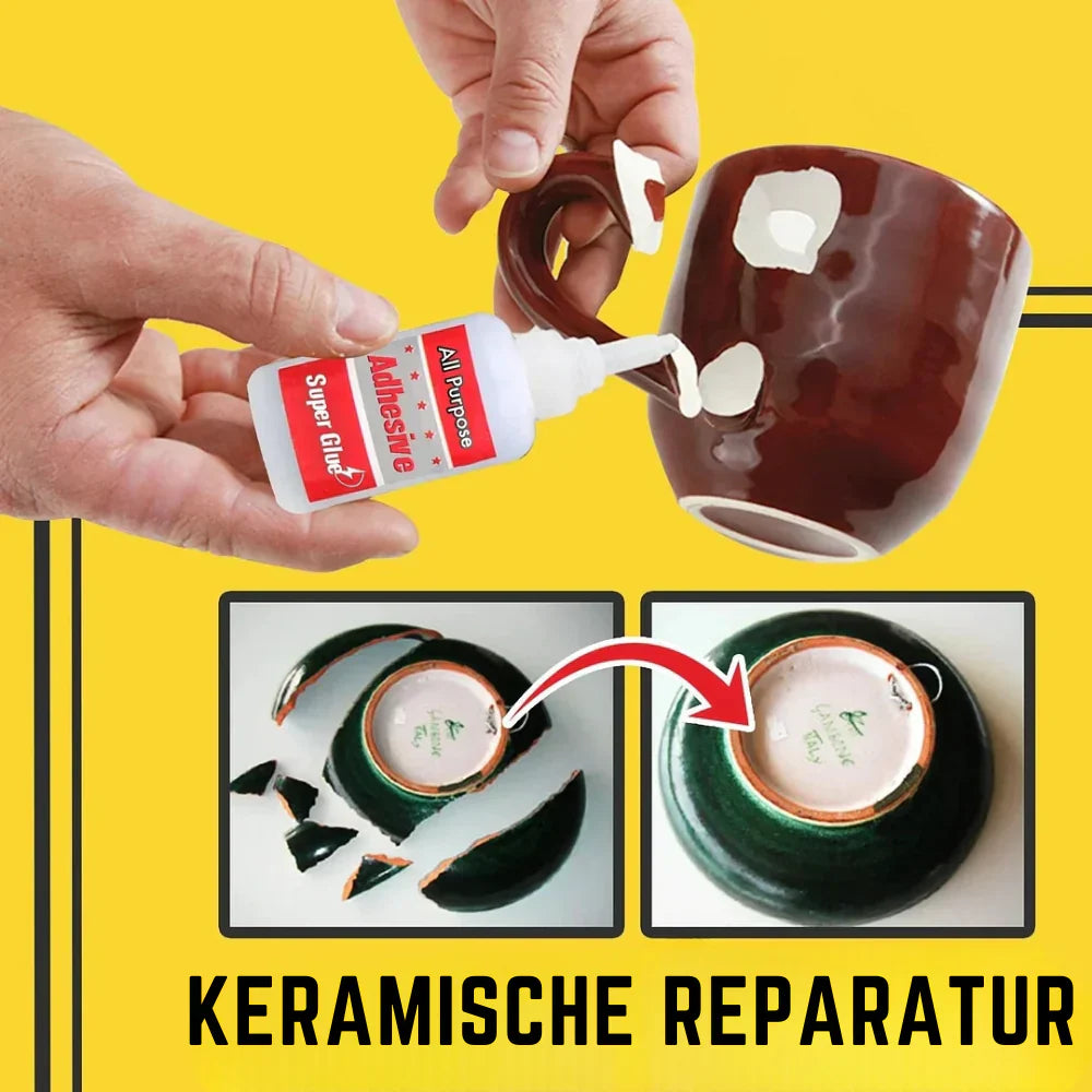 1+1 Gratis | Bondix™ | Vielseitiger Sekundenkleber für schnelle und starke Reparaturen