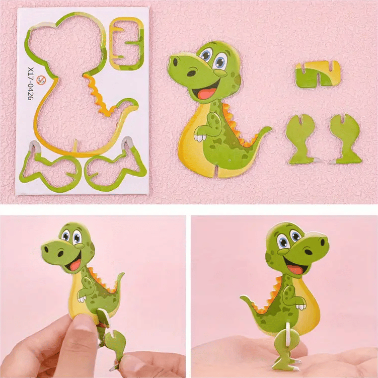 ImagiBuild™ | 3D Lernpuzzle-Set für Kinder (10er-Pack)