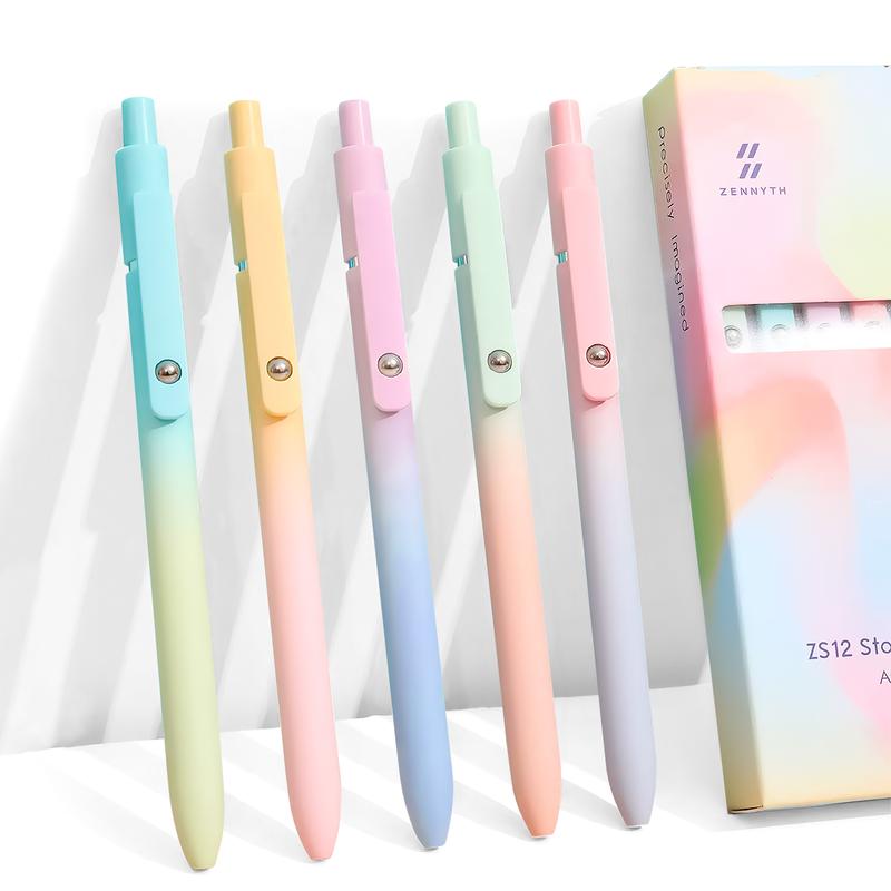 50% RABATT | PenLux™ | 5-teiliges Gelstift-Set mit Farbverlauf