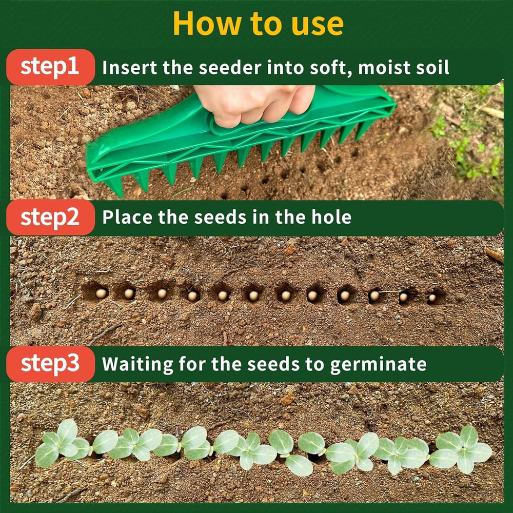 SeedAlign™ | Pflanzstecker für gleichmäßige Aussaat!