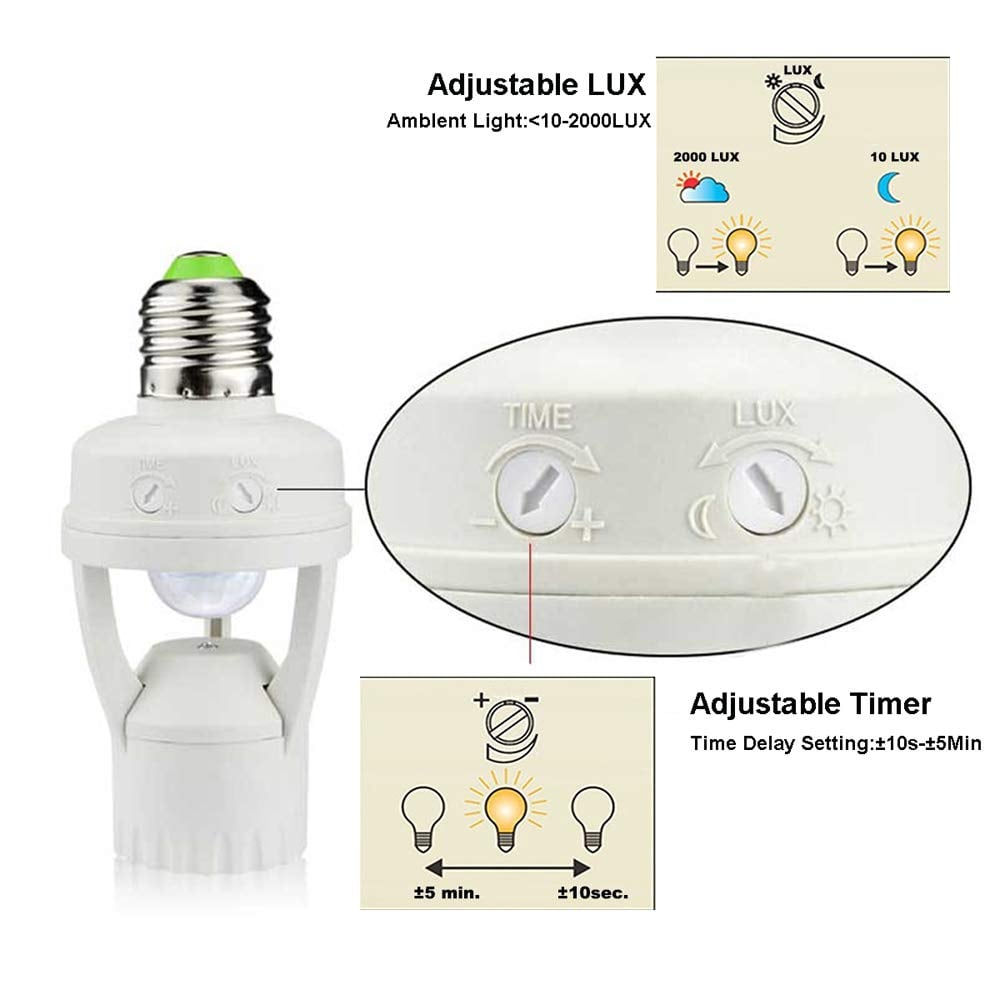 1+1 GRATIS | SmartSense™ | Bewegungsaktivierte E27-Lampenfassung
