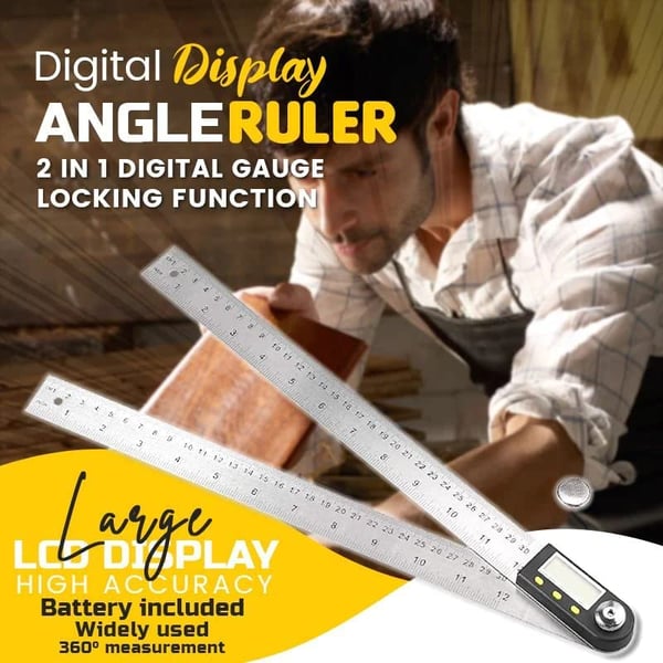 50% Rabatt | DigiRule™ | Digitales Display Winkellineal