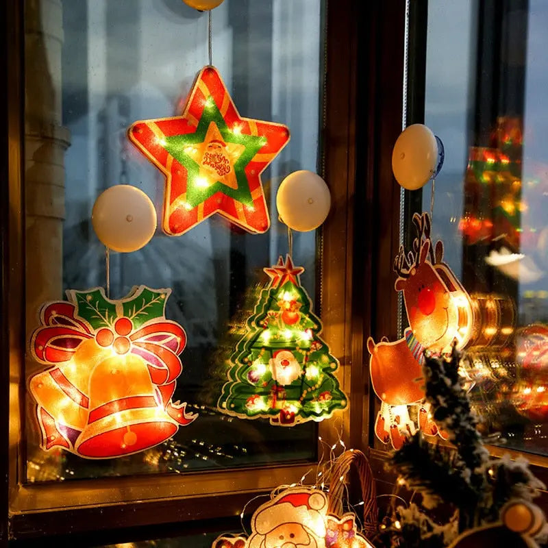 MagicGlow™ | Lichtzauber Fenster-Deko — Zaubere im Handumdrehen magische Weihnachtsmomente ins Herz Deines Zuhauses!