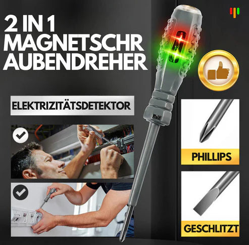 MagScrew | 2-in-1 Spannungsprüfer-Schraubendreher | 1 + 1 Gratis