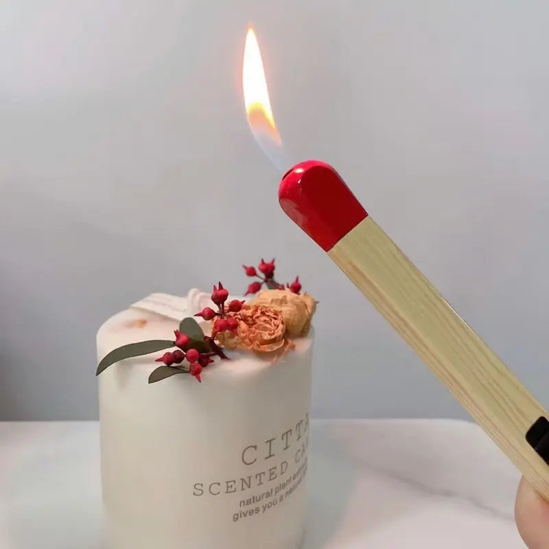 FlameStick™ | Stylishes, nachfüllbares Feuerzeug mit windfester Flamme