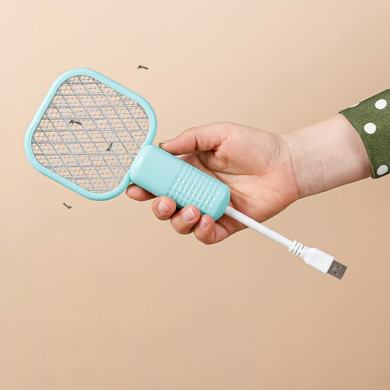 1+1 GRATIS | Mückenklatsche | 2-in-1 Elektrische Mückenklatsche & Insektenvernichtungslampe