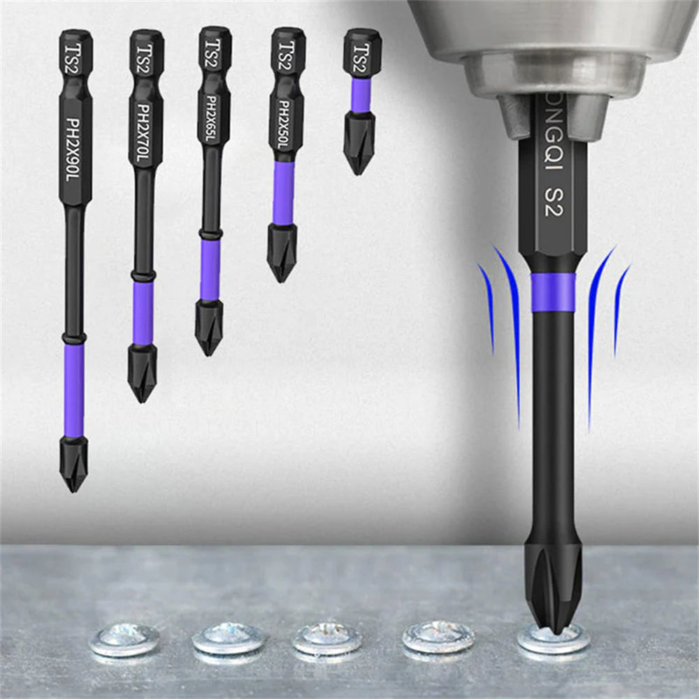 BitGrip™ | Anti-Rutsch-Schraubenbit (Satz von 6)