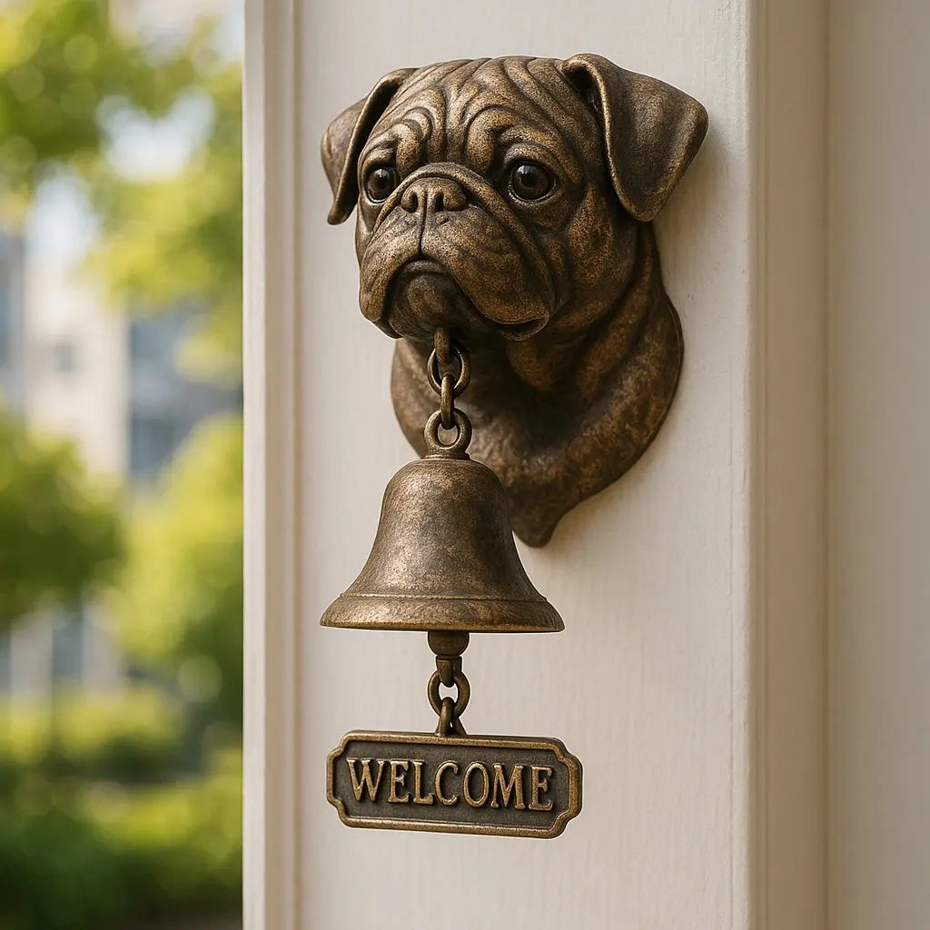 GuardianBell™ | Willkommens-Glocke Schäferhund — Symbol für Schutz & Gastfreundschaft