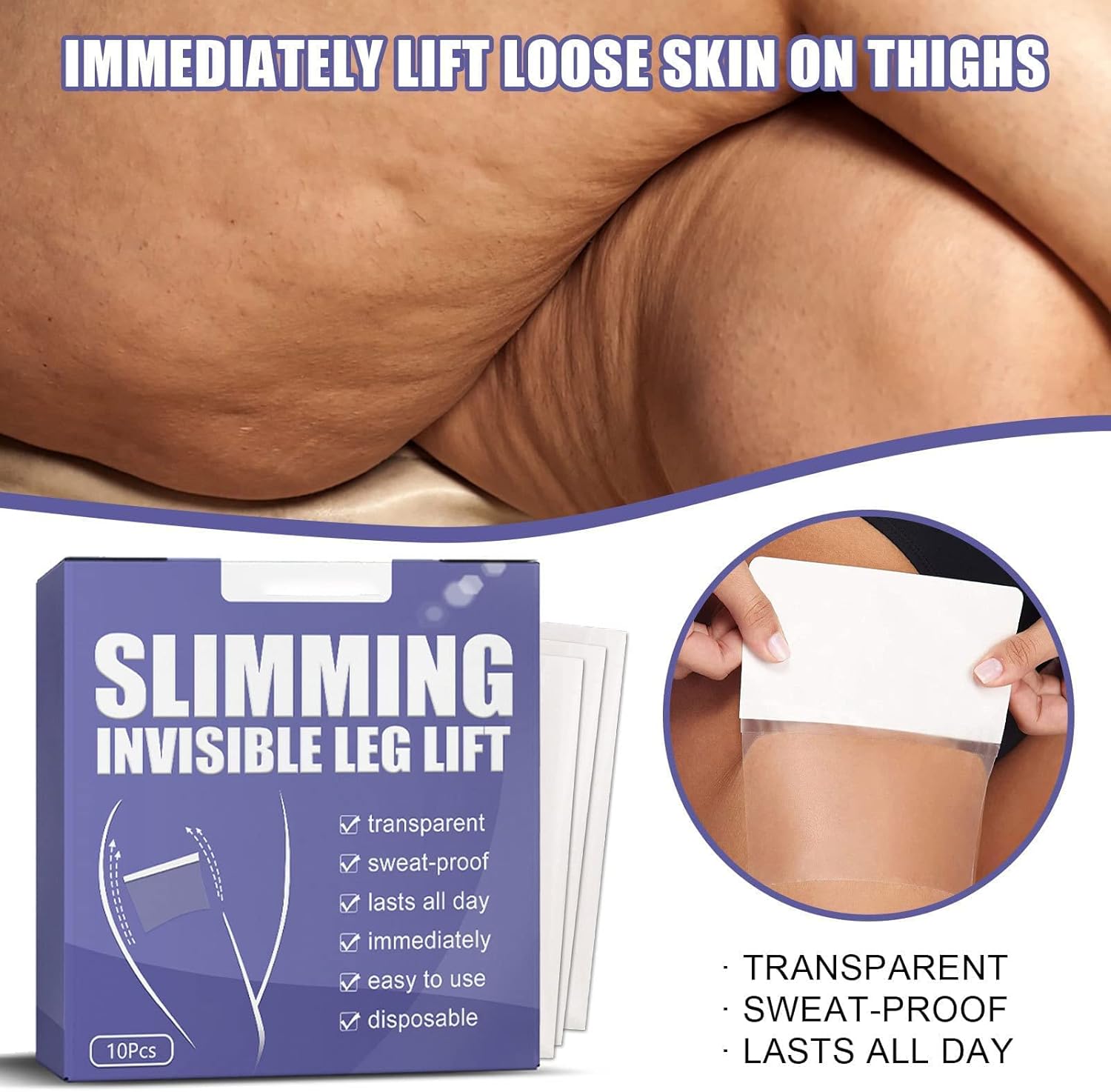 1+1 Gratis | Invisible Lift Patches™ | Sofort glättend, straffend und strahlend unter jedem Outfit