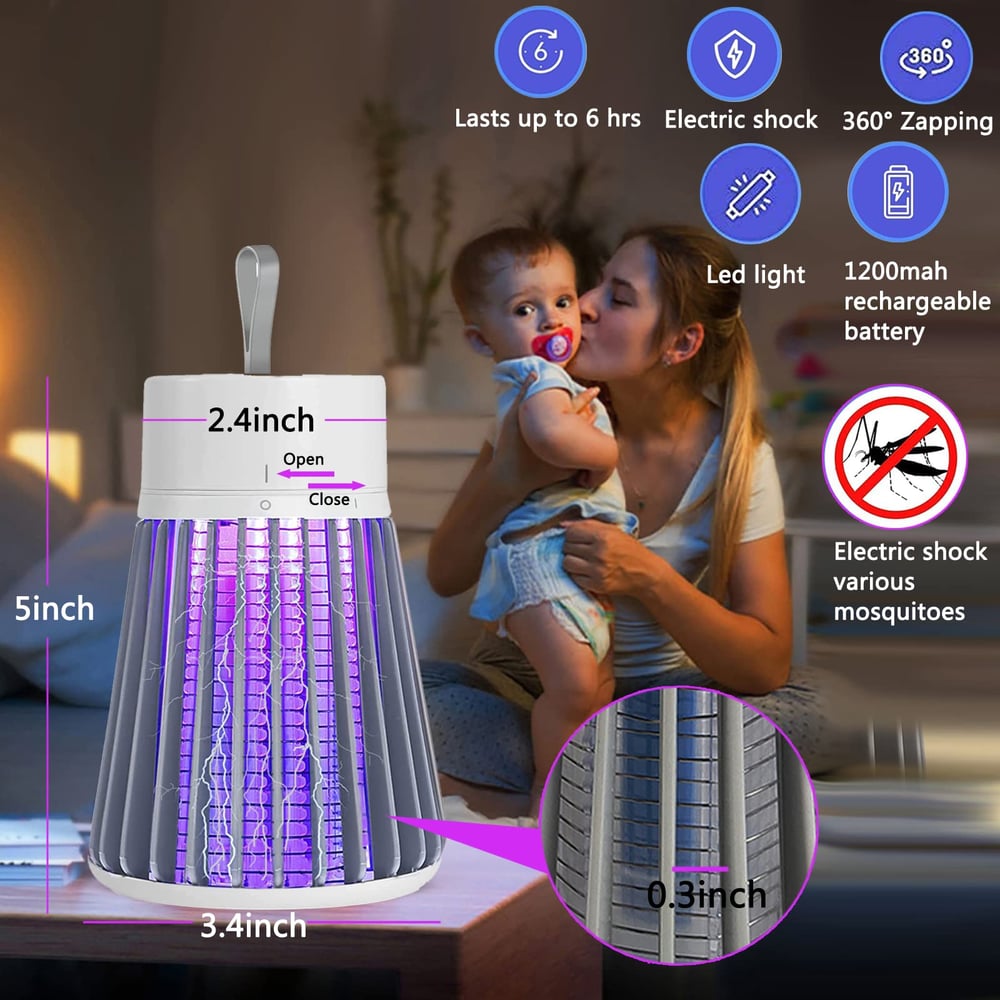 InsektoGo™  | Tragbarer Insektenvernichter – Chemiefrei & sicher für Kinder und Haustiere