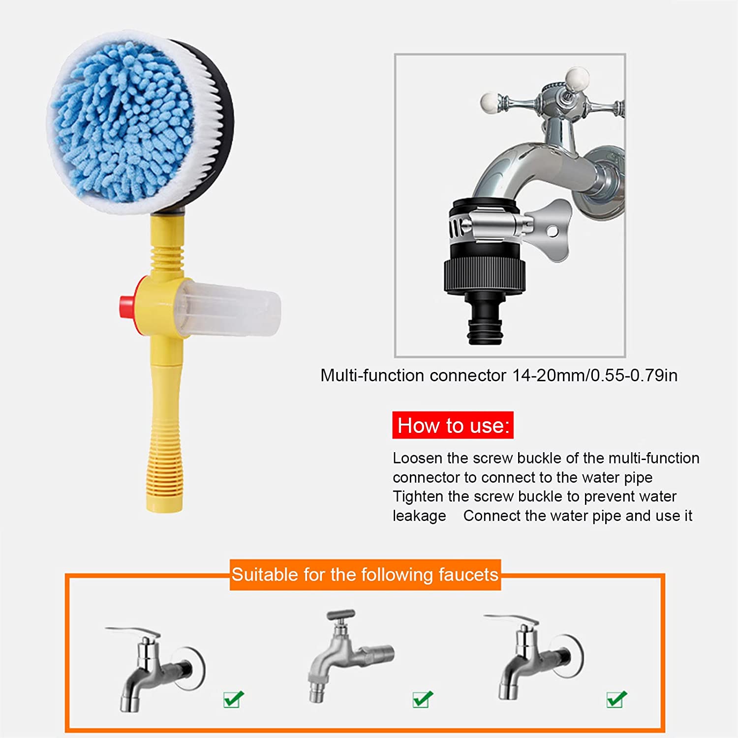 SpinClean™ | Neu selbstdrehende Autowaschlappen-unitmotor