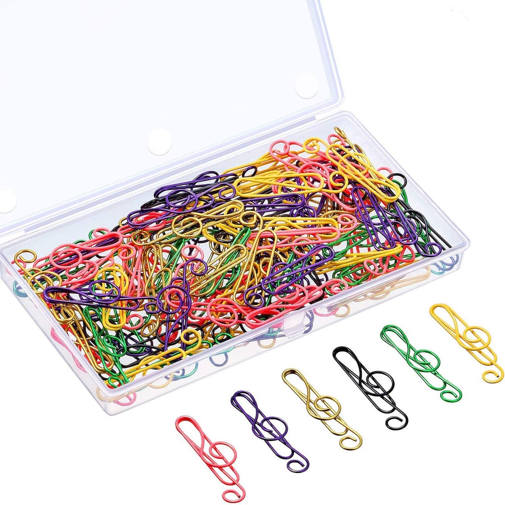 MelodyClips™ | Musiknoten-Büroklammern – für Schule, Büro & kreative Geschenke