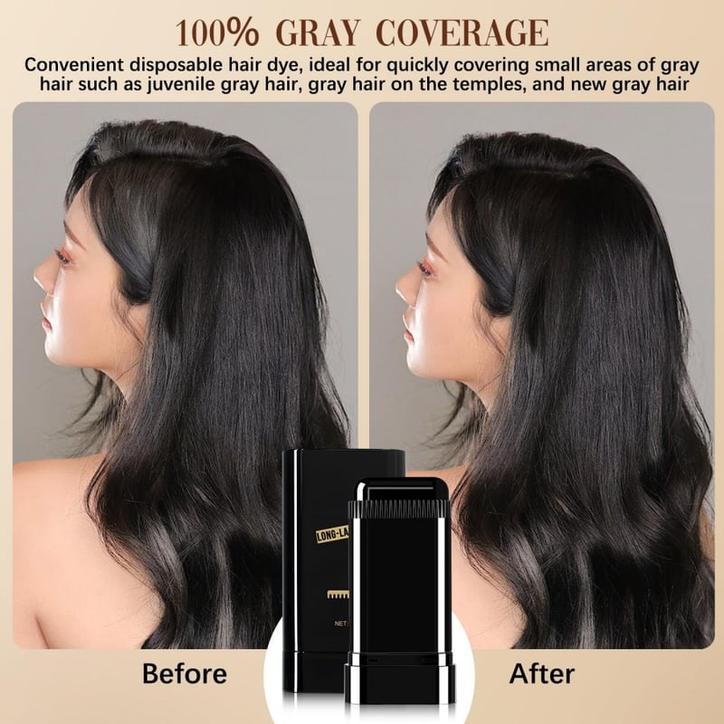 GlowFix™ | Nie Wieder Graue Haare Verraten — Verwandelt deinen Look in Sekunden für unschlagbare Jugendkraft (2 Stück)