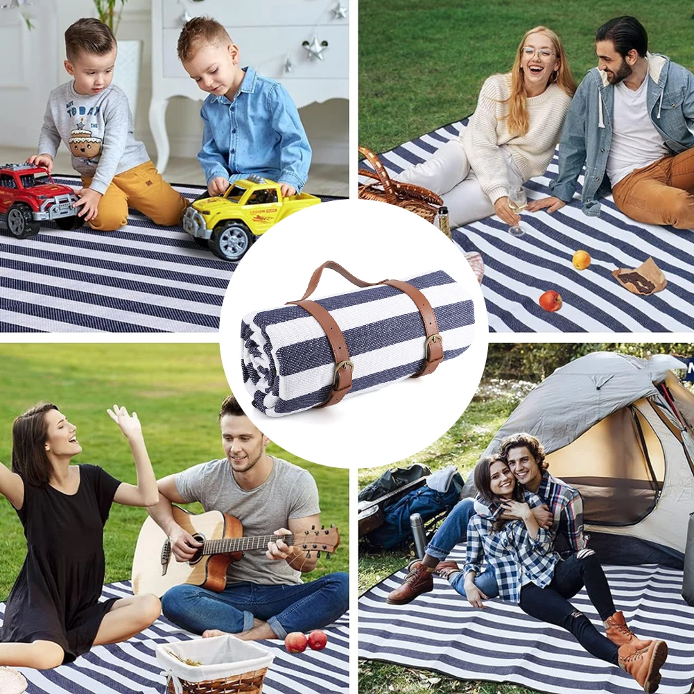 Layora™ | 3-Lagen-Picknickmatte für den Außenbereich | Wasserdicht, Stilvoll und Leicht zu Transportieren