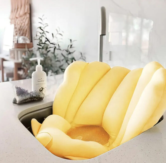 Cozy Bloom™ |  Waschbeckenbadewanne | Sanft, Sicher & Bequem