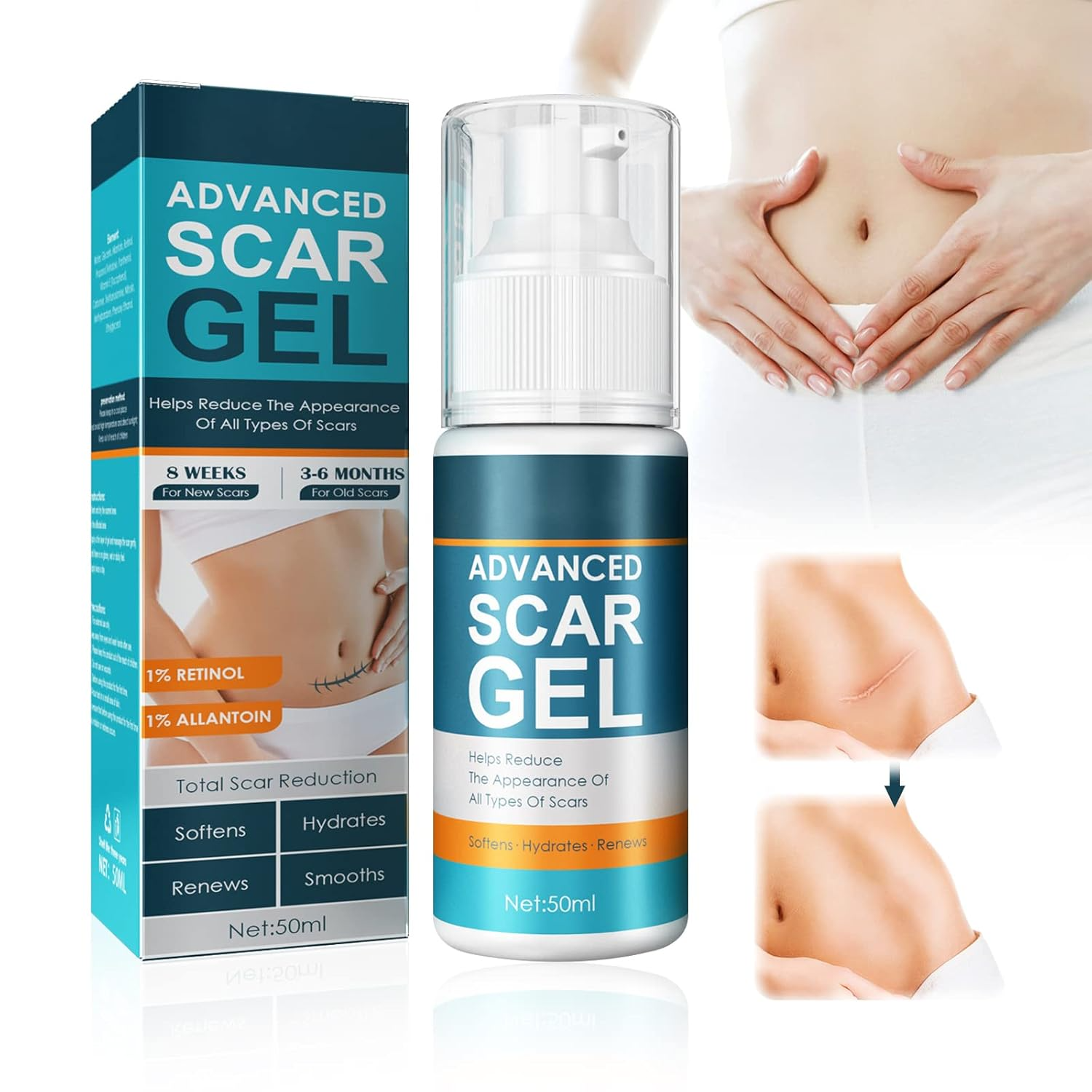 1+1  Gratis | Scar Relief Gel™ |  Beruhigen, Heilen, Erneuern