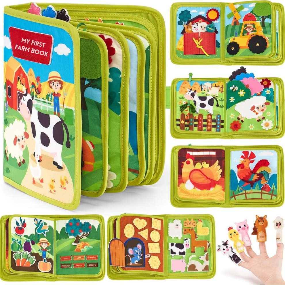 FarmTales™ | Montessori-Farm-Geschichtenbuch | Wo Ihr Kind durch Spaß und Entdeckung lernt