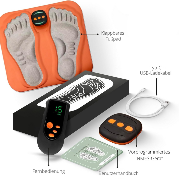 NeuroRelief™ | Stimulator zur Linderung von Neuropathie | Lindert Schmerzen und stellt die Durchblutung wieder her