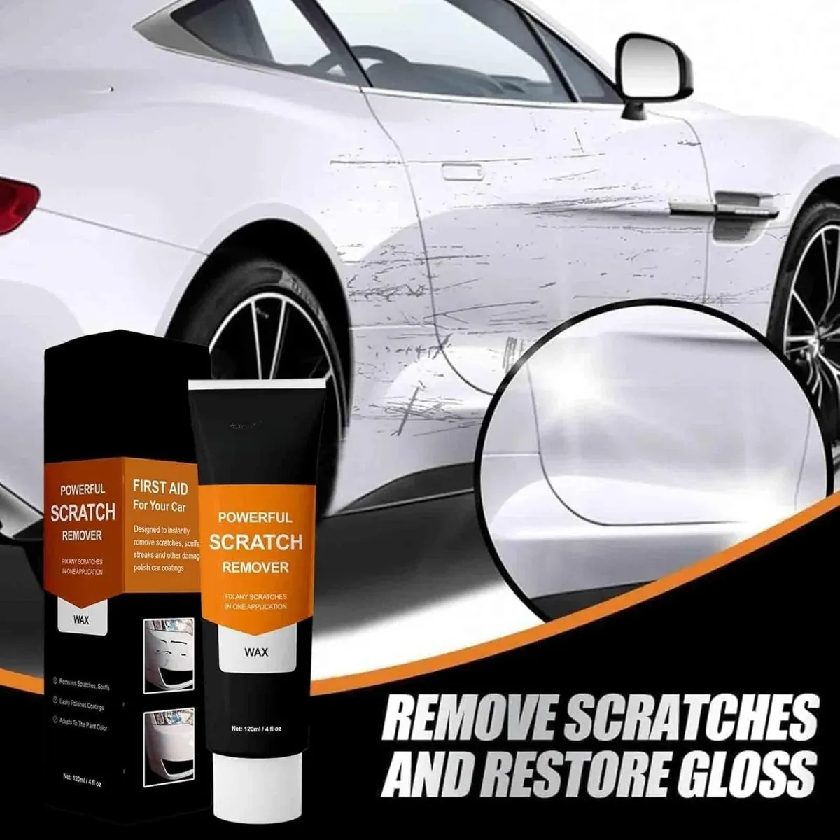 1+1 Gratis | GlossFix™ | Schnelle & Sichere Kratzer-Reparatur für jede Oberfläche
