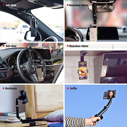 FlexMount™ | 360° drehbare & ausziehbare Handyhalterung fürs Auto