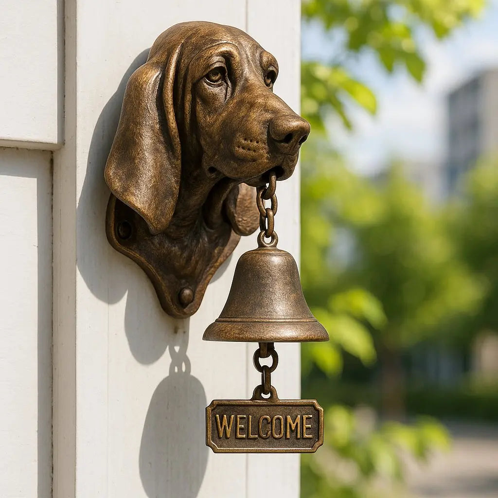 GuardianBell™ | Willkommens-Glocke Schäferhund — Symbol für Schutz & Gastfreundschaft