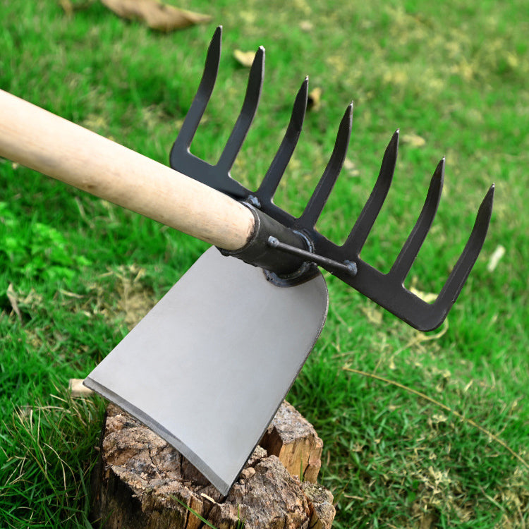 DualDigger | Professionelle 2-in-1-Harke-Hacke