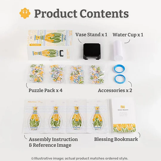 Blossomia™ | 3D Blumige Puzzle-Vasen-Dekoration