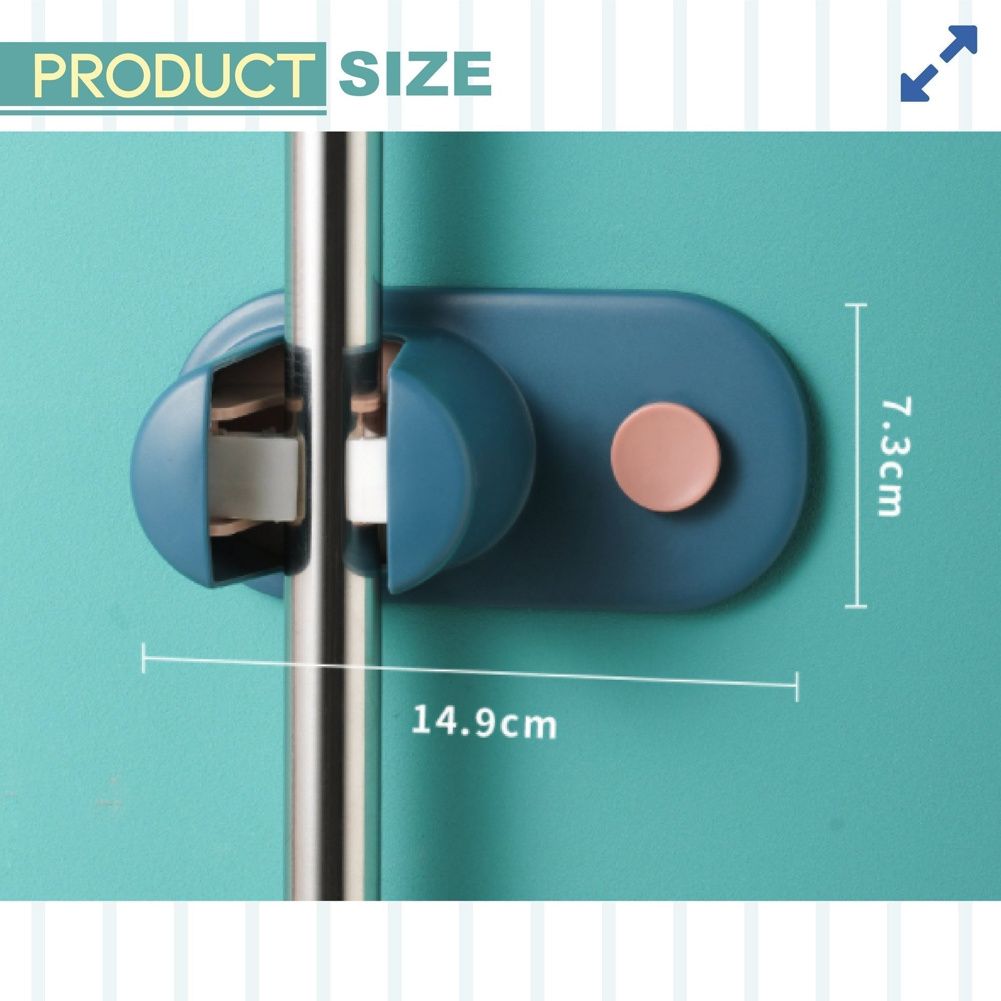 1+2 GRATIS | TidyGrip™ | Wandhalterung für Besen & Reinigungsgeräte