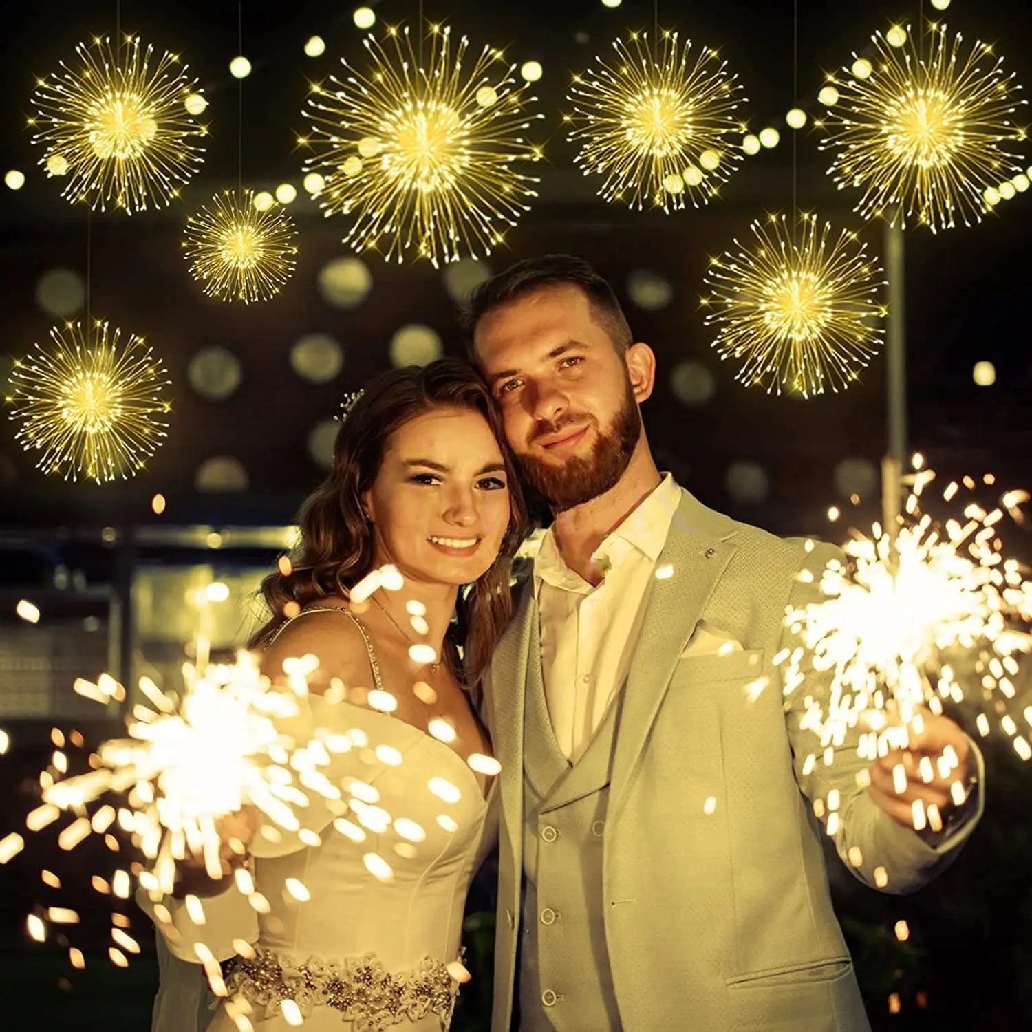 LumaBurst™ | Entfache magische Erinnerungen mit atemberaubendem Sternfunkeln (120 Lichter)