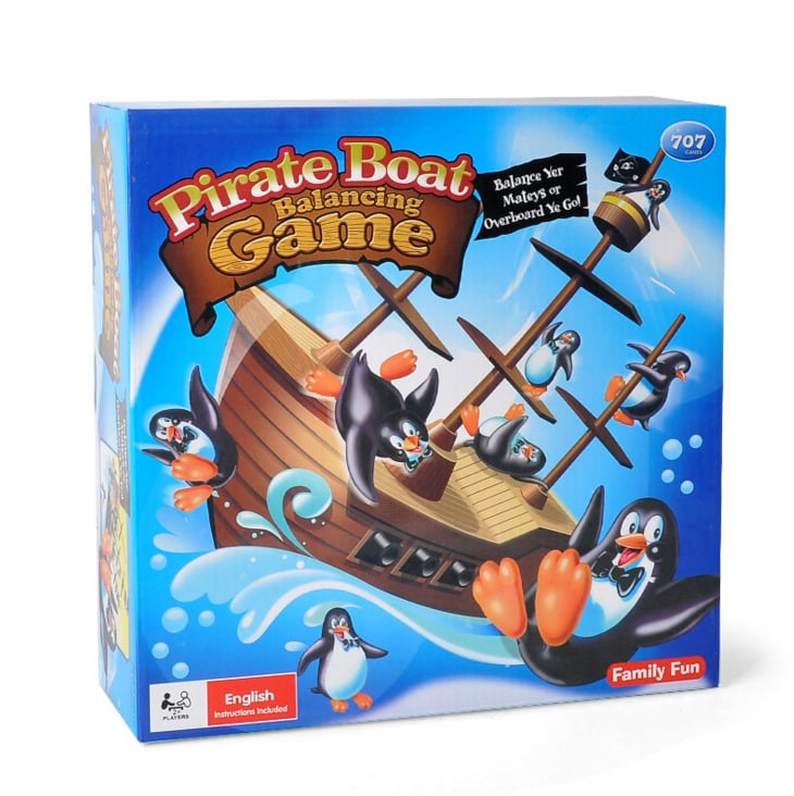 PiratePenguins™ | Piraten-Balance-Spiel – Spaß für 2–4 Spieler