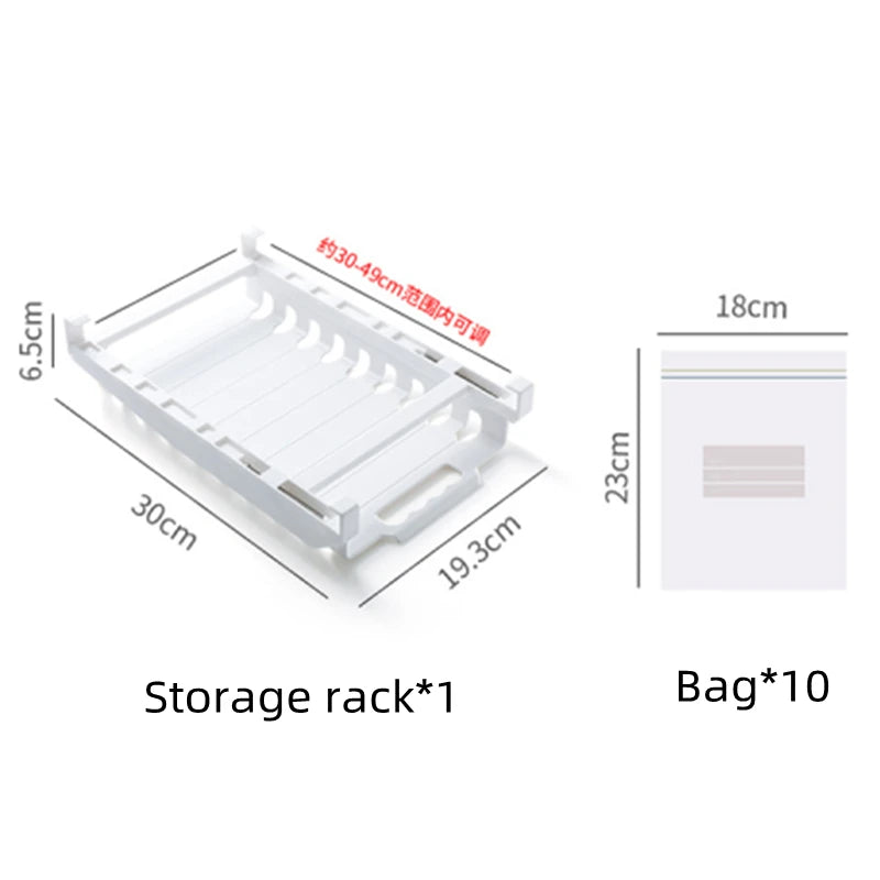 CoolNest™ | Endlich Ordnung, die deine Lebensmittel frisch hält und Stress im Kühlschrank beseitigt