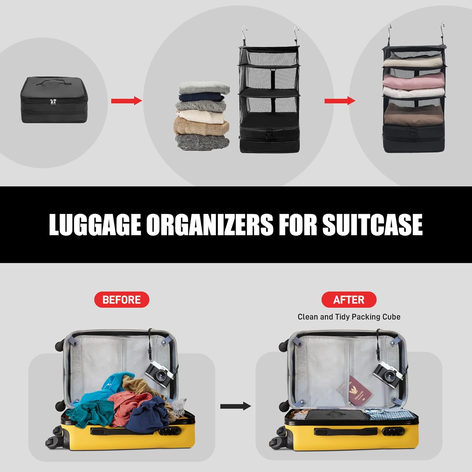 Stacker™ | Dreifache organisierende hängende Taschen